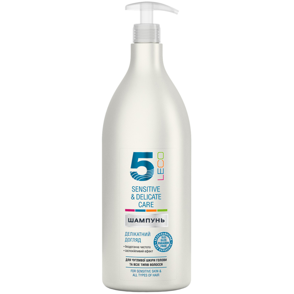 Шампунь Leco 5 Делікатний догляд 1500 мл (XL 40216_1) - зображення 1