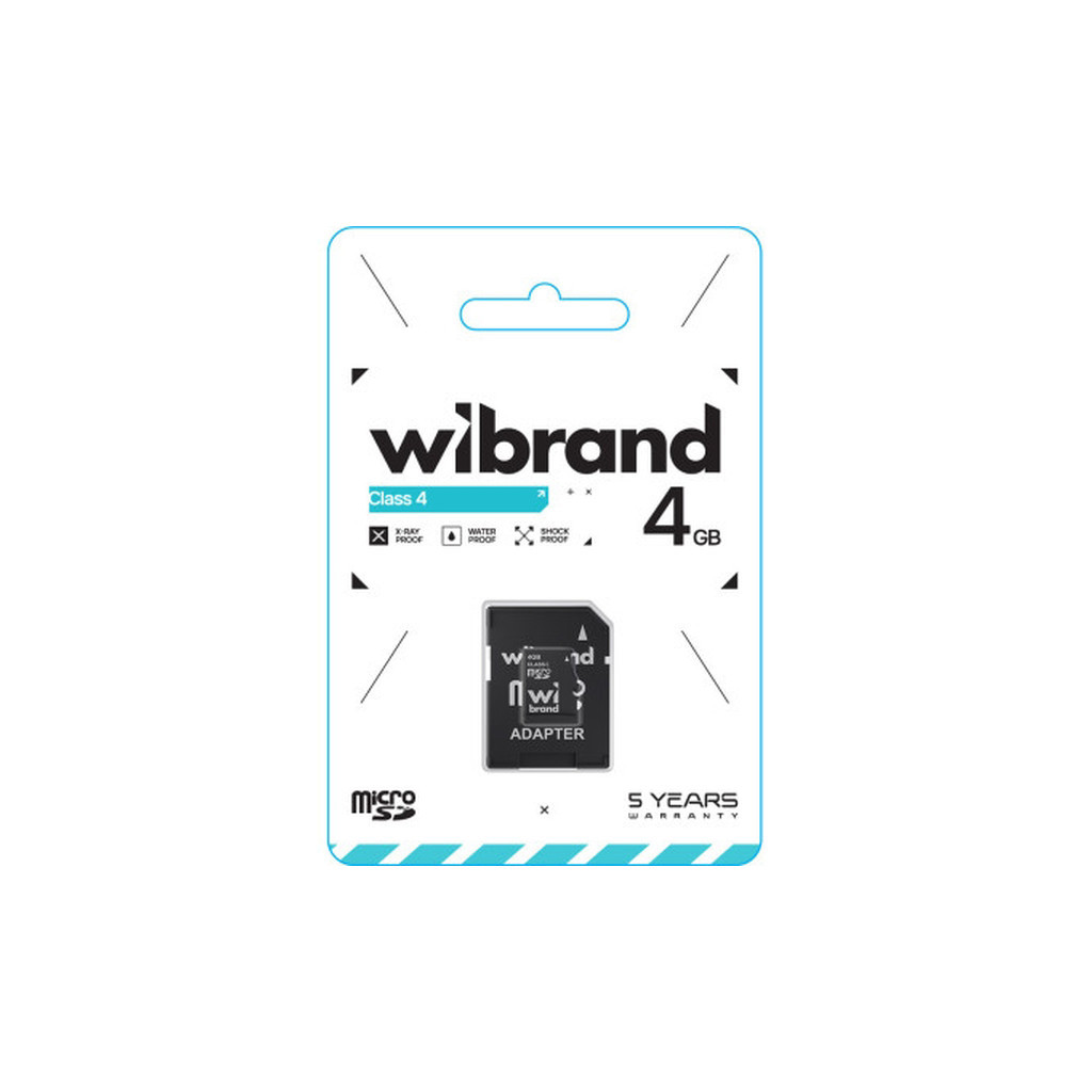 Карта пам'яті Wibrand 4GB microSD class 4 (WICDC4/4GB-A) - зображення 2
