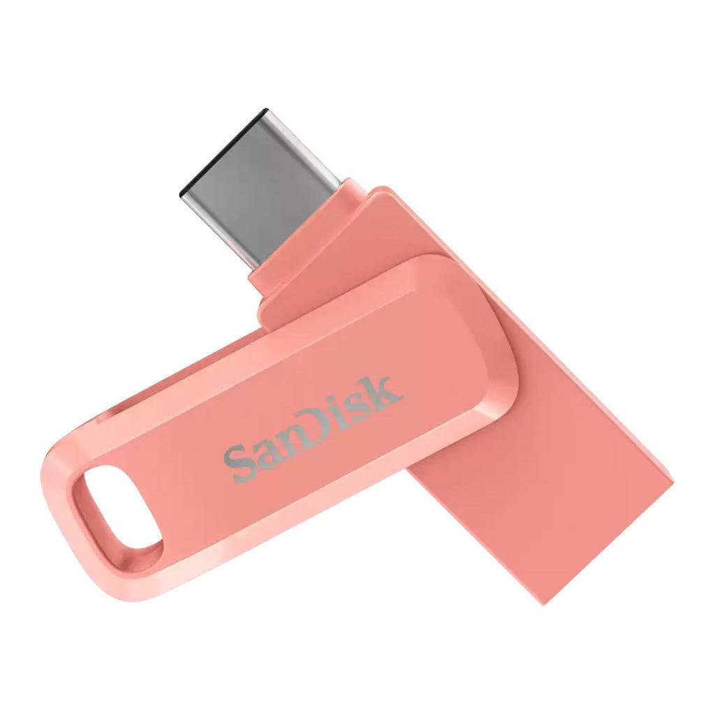 USB флеш накопичувач SanDisk 64GB Ultra Dual Drive Go Type-C Peach (SDDDC3-064G-G46PC) - зображення 4