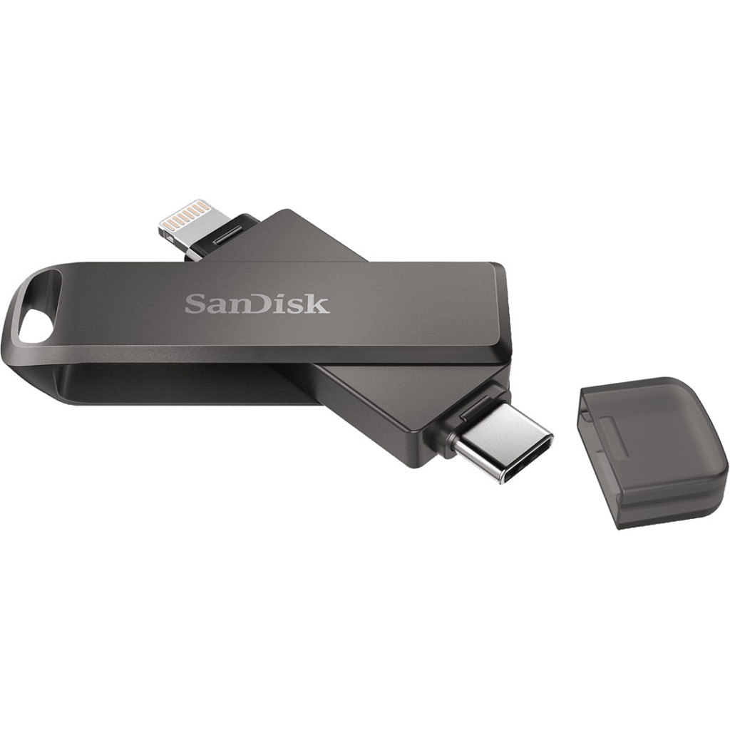 USB флеш накопичувач SanDisk 256GB iXpand Luxe USB-C/Lightning (SDIX70N-256G-GN6NE) - зображення 5