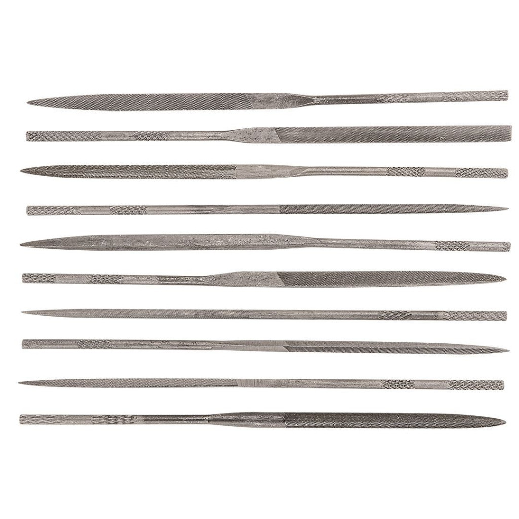 Набір напилків Topex игольчатые по металлу, набор 10 шт. (06A020) - зображення 1