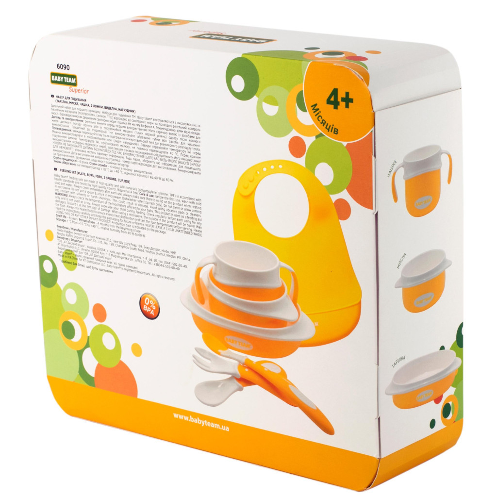 Набір дитячого посуду Baby Team 7 од. (6090) - зображення 12