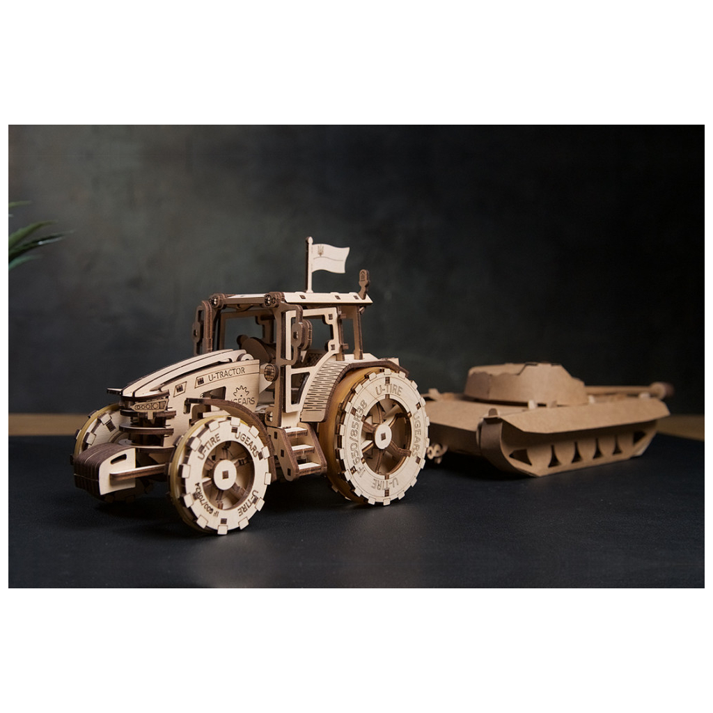 Конструктор Ugears Трактор перемагає (6337390) - зображення 10