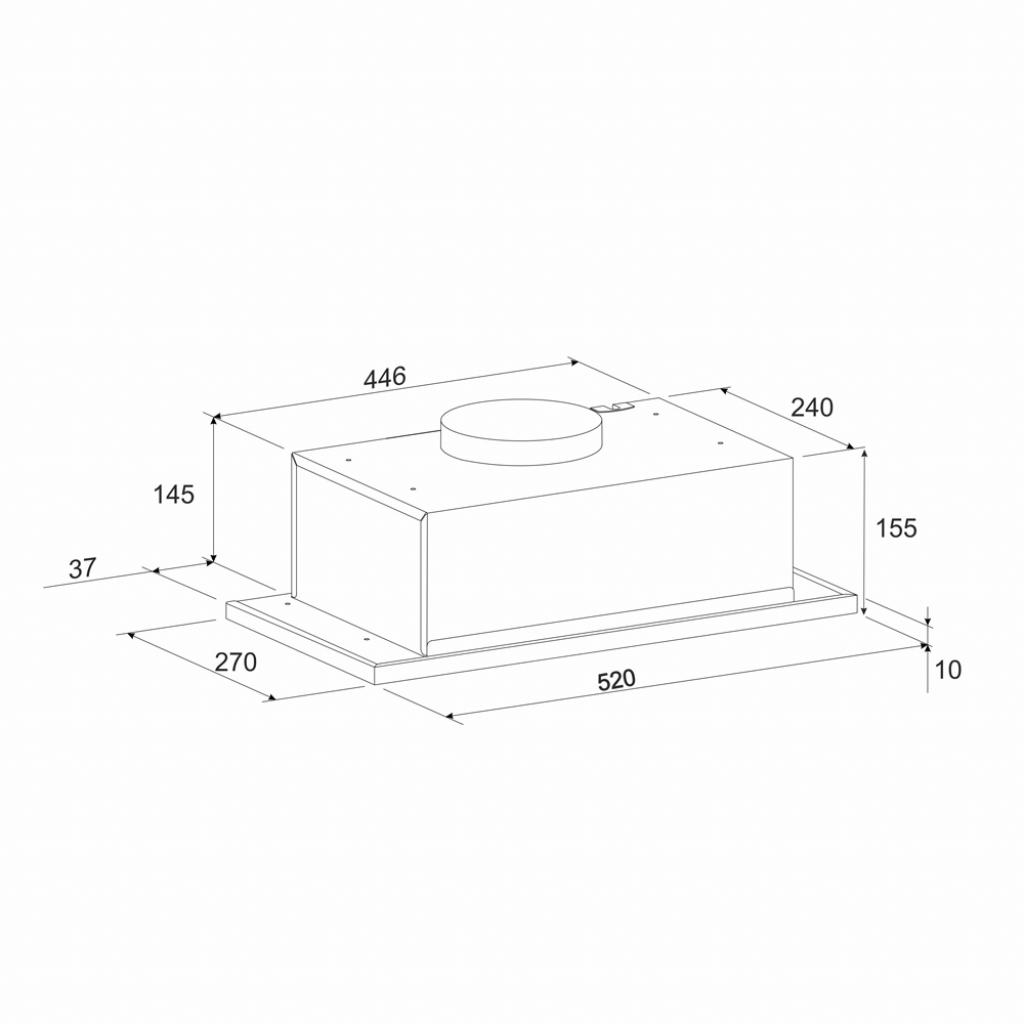 Витяжка кухонна Eleyus INTO 700 52 BG - зображення 9