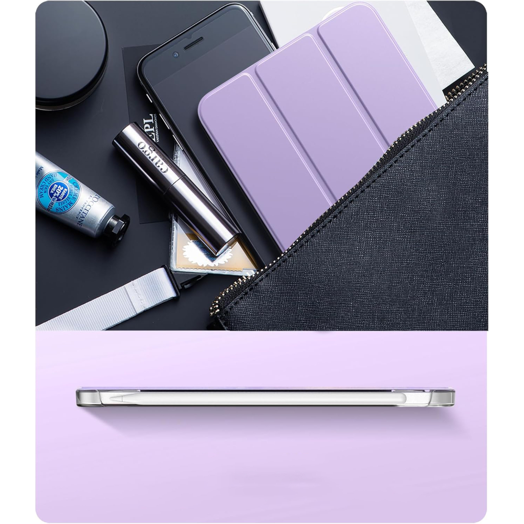 Чохол до планшета BeCover Tri Fold Hard BeCover Apple iPad Mini 7 2024 Purple (712455) - зображення 5