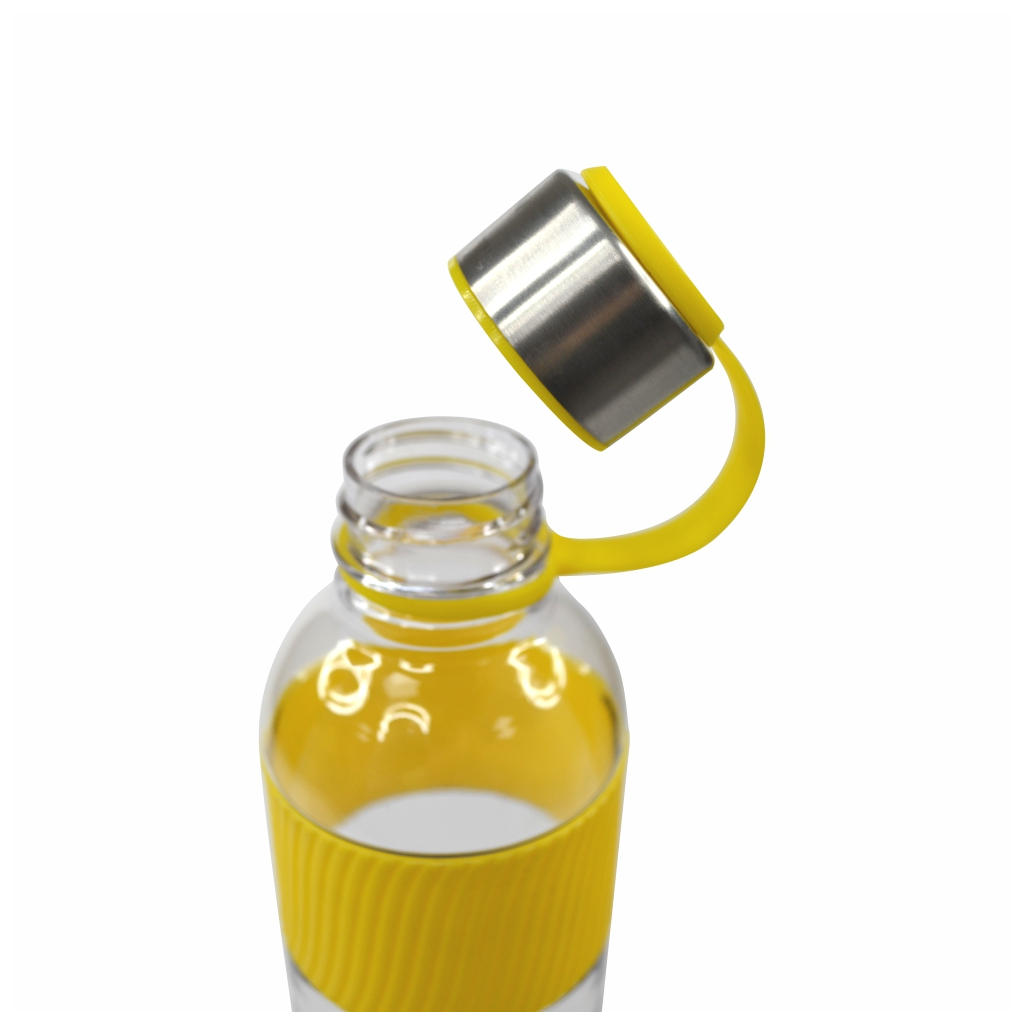 Пляшка для води Line Art Limpid 850 мл жовтий (20222LA-05) - зображення 5