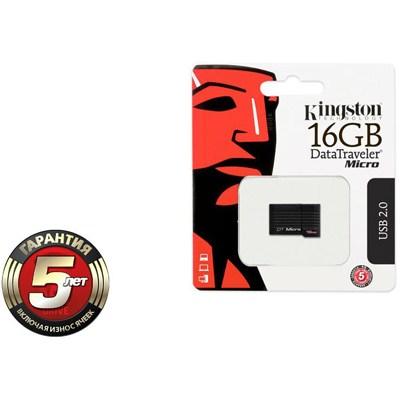 USB флеш накопичувач Kingston 16Gb DataTraveler DTMC Black (DTMCK/16GB) - зображення 3