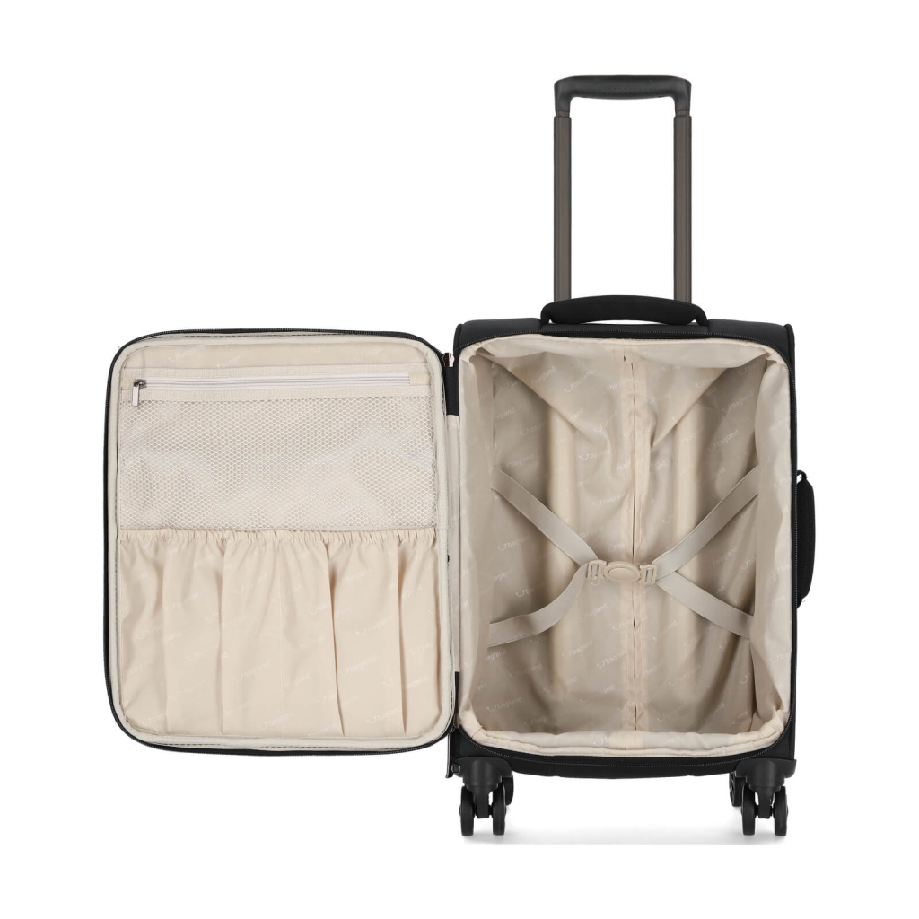 Валіза Bagland Stella маленька 31 л чорна (1142821822) - зображення 6