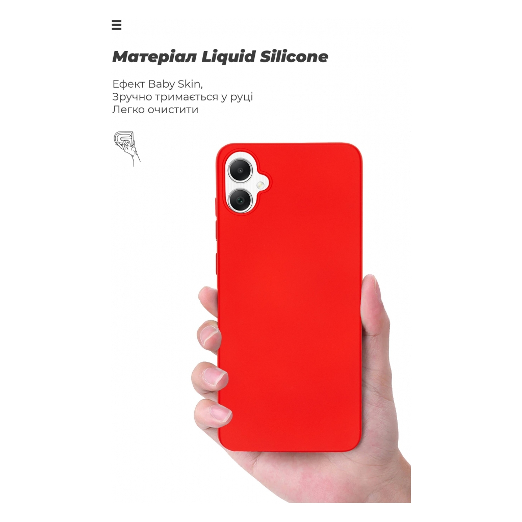 Чохол до мобільного телефона Armorstandart ICON Case Samsung A05 (A055) Red (ARM71803) - зображення 7