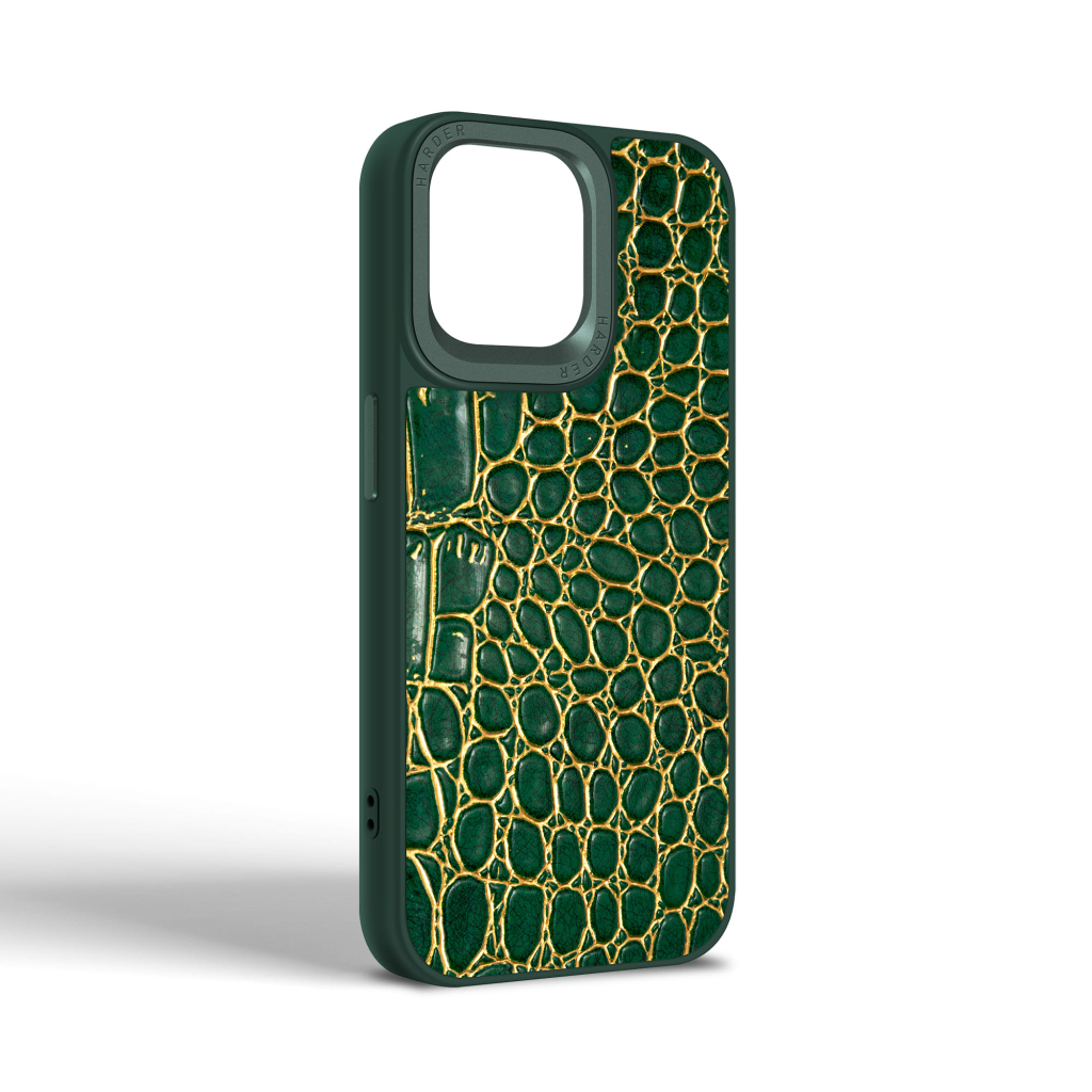 Чохол до мобільного телефона Harder Crocosaur Apple iPhone 14 Pro Max Green (ARM76726) - зображення 2