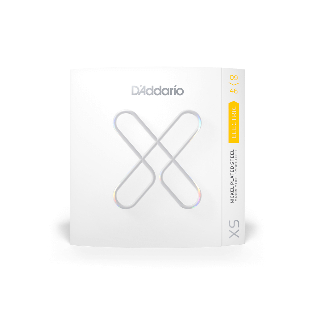 Струни для гітари D'Addario XS Coated Electric Guitar Strings Super Light Top / Regular Bottom (09-46) (XSE0946) - зображення 1