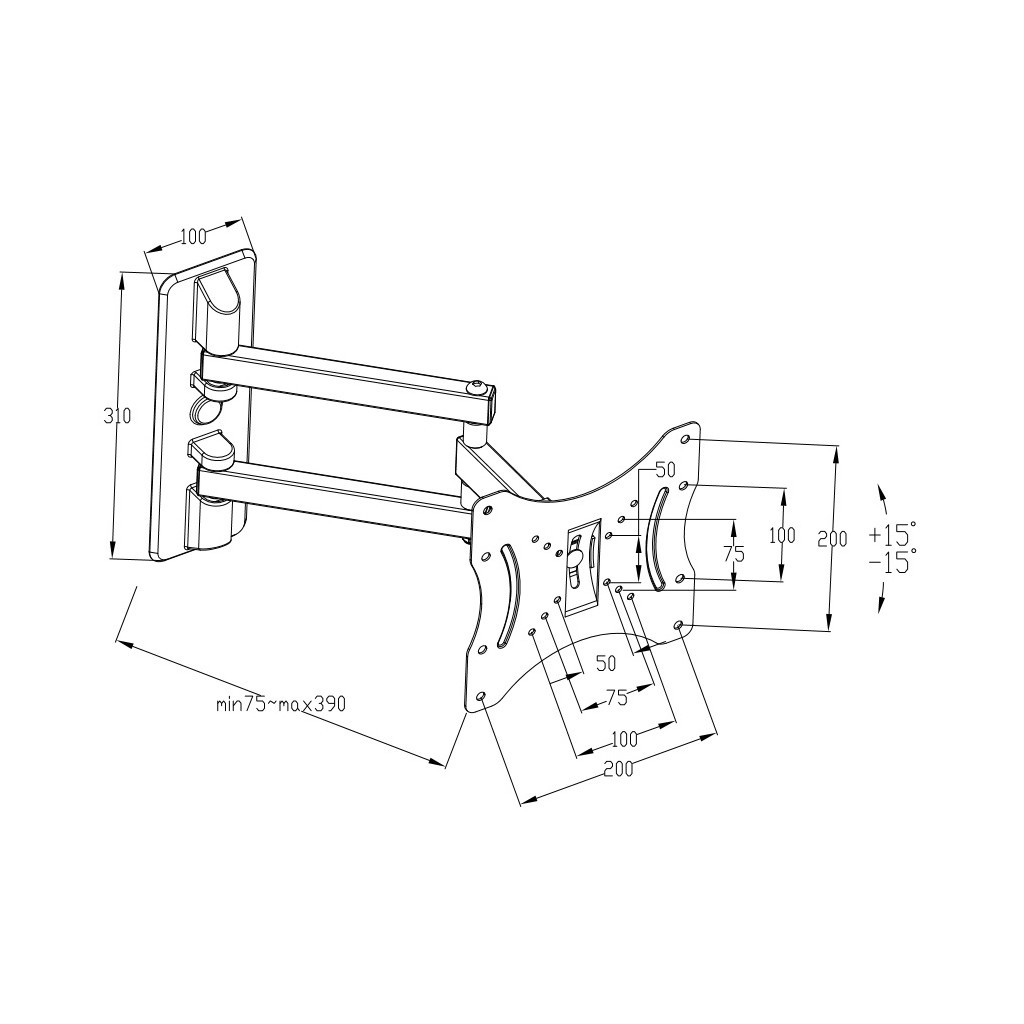 Кронштейн Vinga TM32-2251 - зображення 2