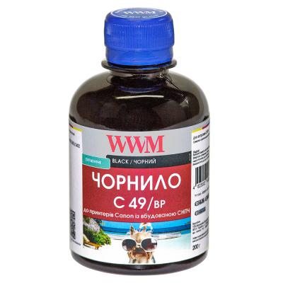 Чорнило WWM CANON GI-490 200г Black Pigmented (C49/BP) - зображення 1