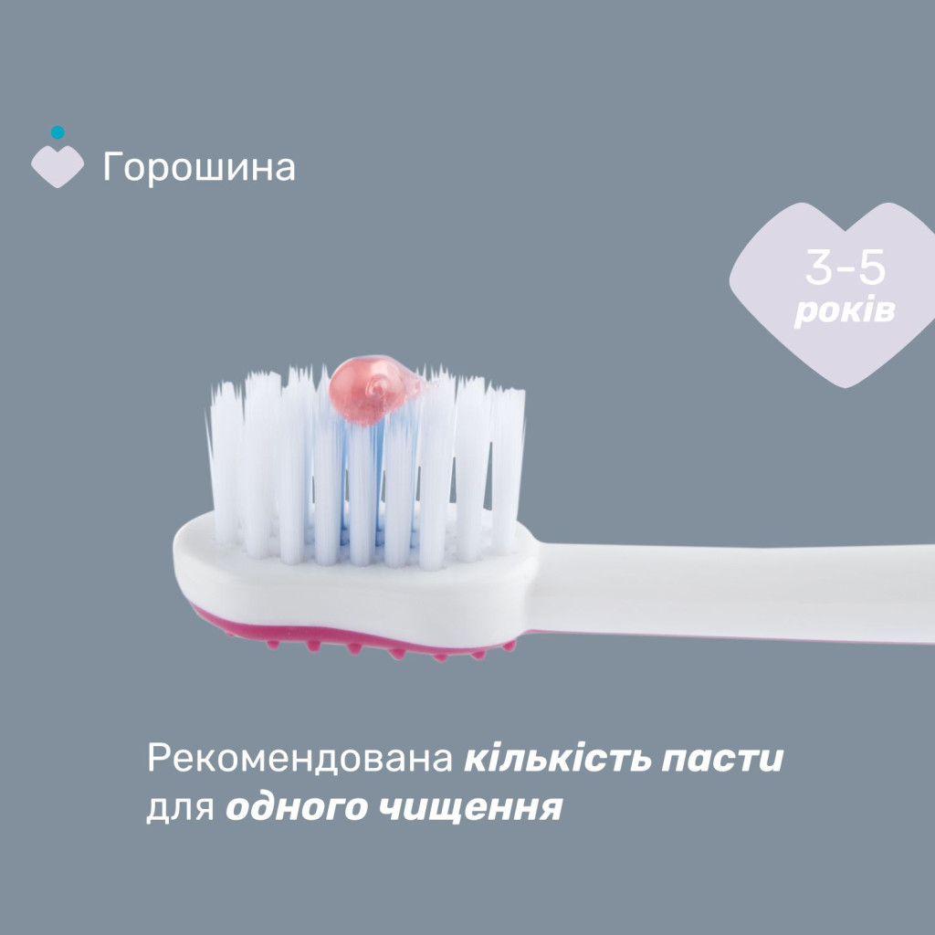 Дитяча зубна щітка Chicco на присосці, 3-6 років рожева (8058664174720) (12083.00) - изображение 4