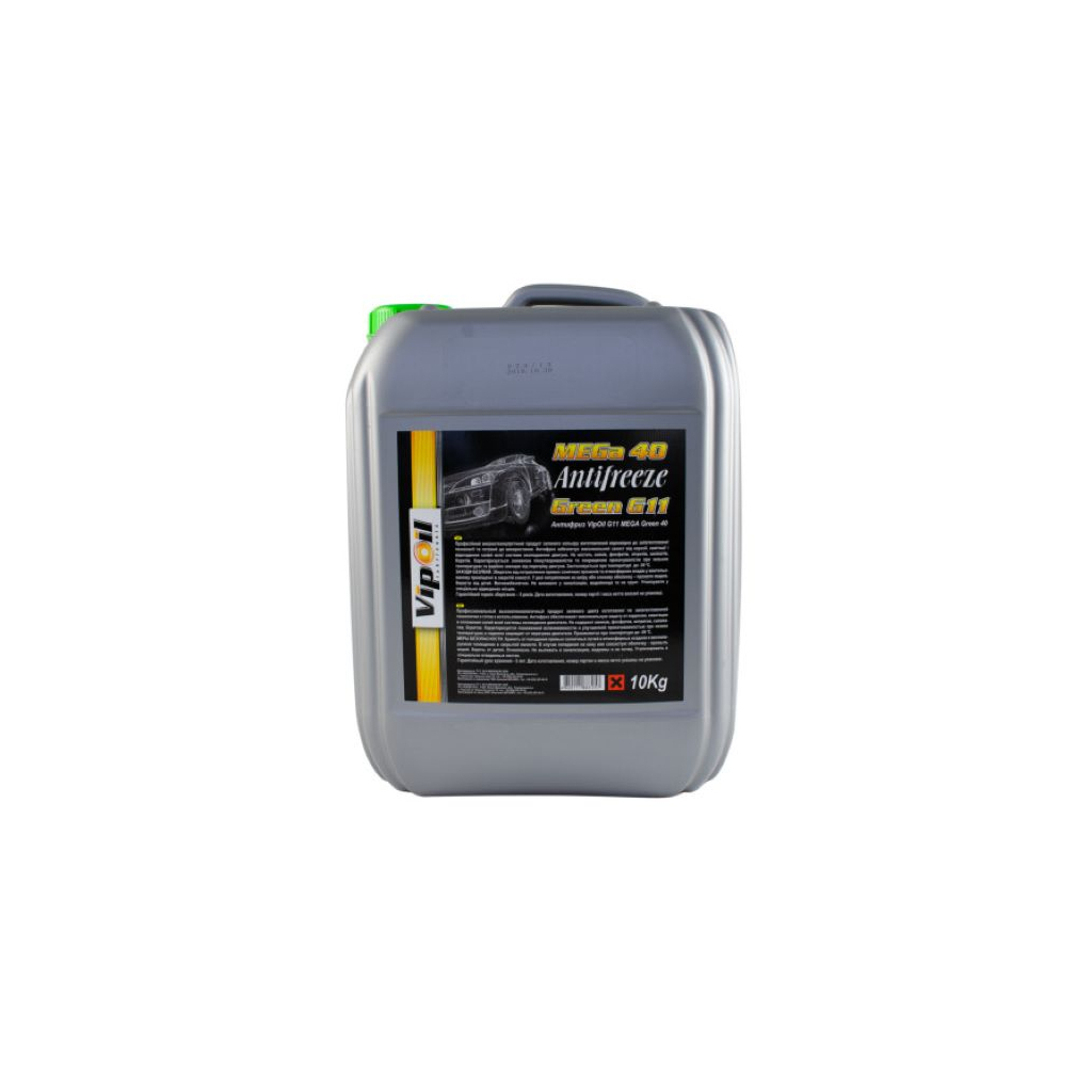 Антифриз VIPOIL G11 MEGA Green 40 10 кг (701367) - зображення 1