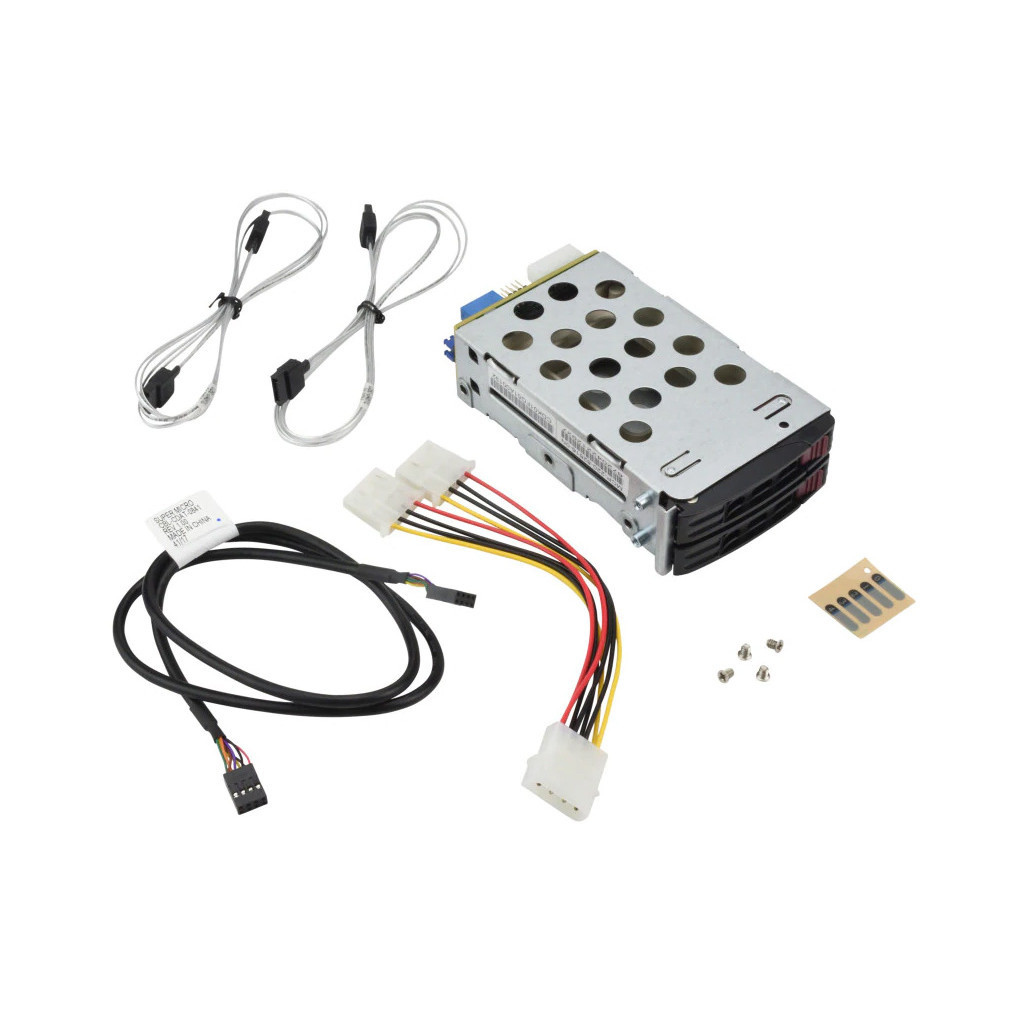 Фрейм-перехідник Supermicro Rear drive hot-swap bay kit for 2x2.5" drives (MCP-220-82616-0N) - зображення 3