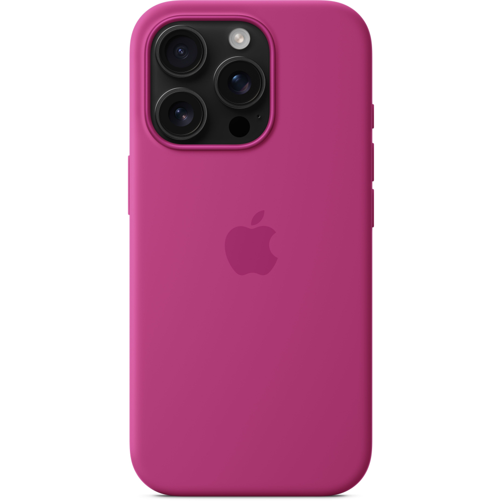 Чохол до мобільного телефона Apple iPhone16 Pro Silicone Case with MagSafe - Fuchsia (MYYN3ZM/A) - зображення 5