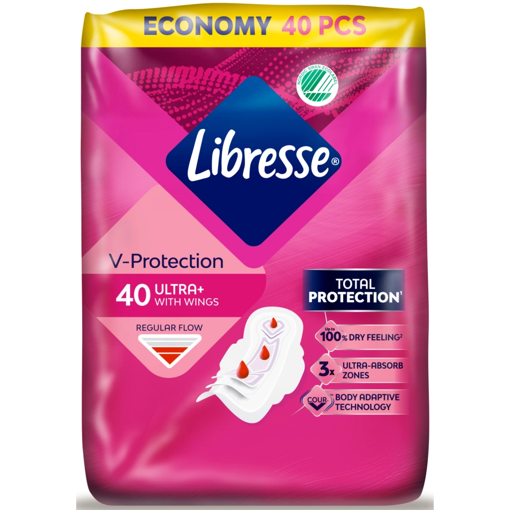 Гігієнічні прокладки Libresse Ultra Normal Soft 40 шт (7322540235876) - изображение 2