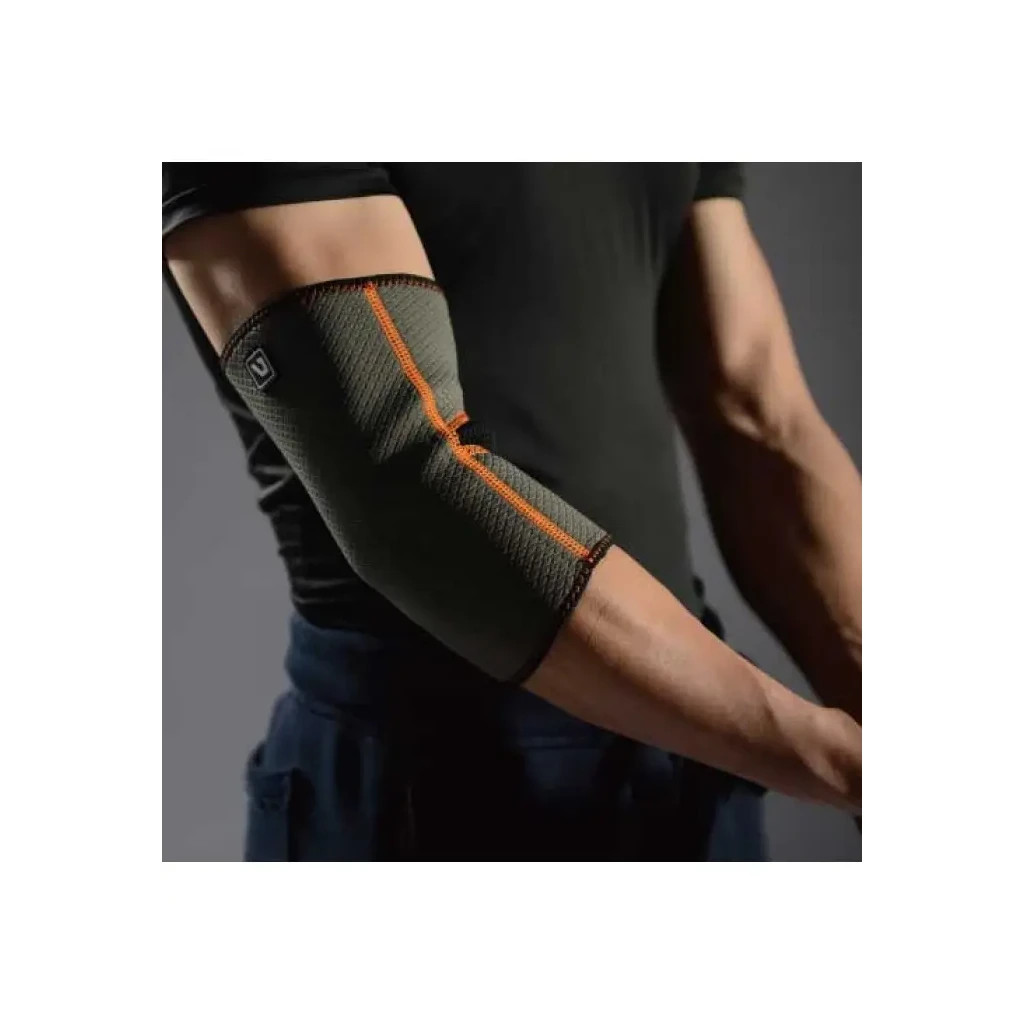 Фіксатор ліктя LiveUp Elbow Support LS5633-SM зелений Уні S/M (2017013100038) - зображення 2
