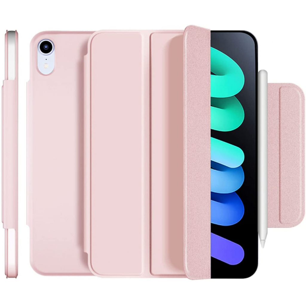 Чохол до планшета BeCover Magnetic Buckle Apple iPad mini 6 2021 Pink (706829) - зображення 2
