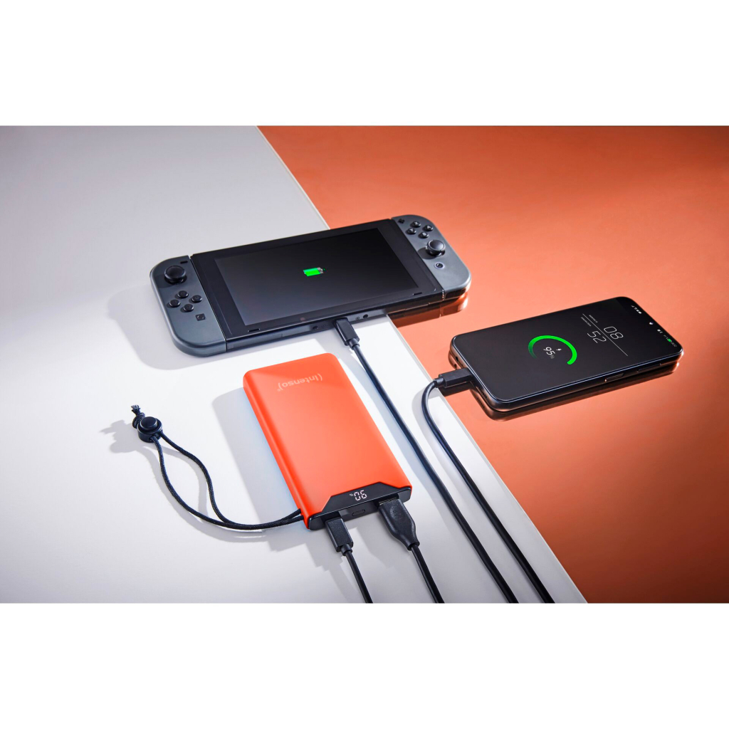 Батарея універсальна Intenso F10000 10000mAh QC3.0 orange (7332038) - зображення 6