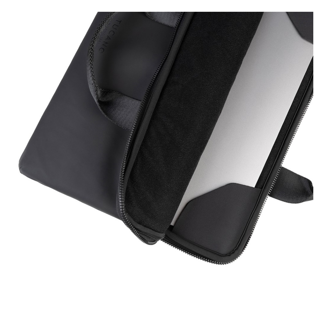 Сумка для ноутбука Tucano 14" Gommo Super Slim black (BSGOM1314-BK) - зображення 6