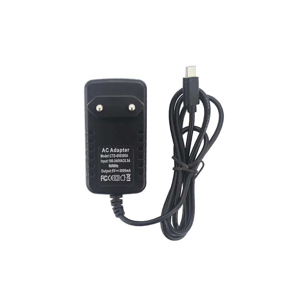 Додаткове обладнання для Мікро ПК Raspberry Pi БЖ 5V 3A Type C EU (RA527) - изображение 1