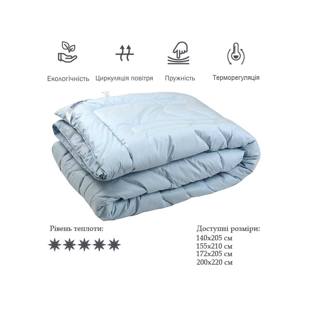 Ковдра Руно Вовняна Blue 155х210 см (317.29ШЕУ_Blue) - зображення 3