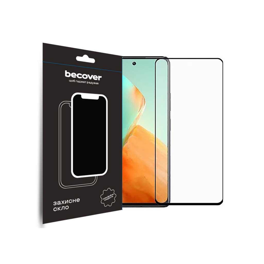 Скло захисне BeCover Infinix Note 30 NFC (X6833B) Black (709726) - зображення 1