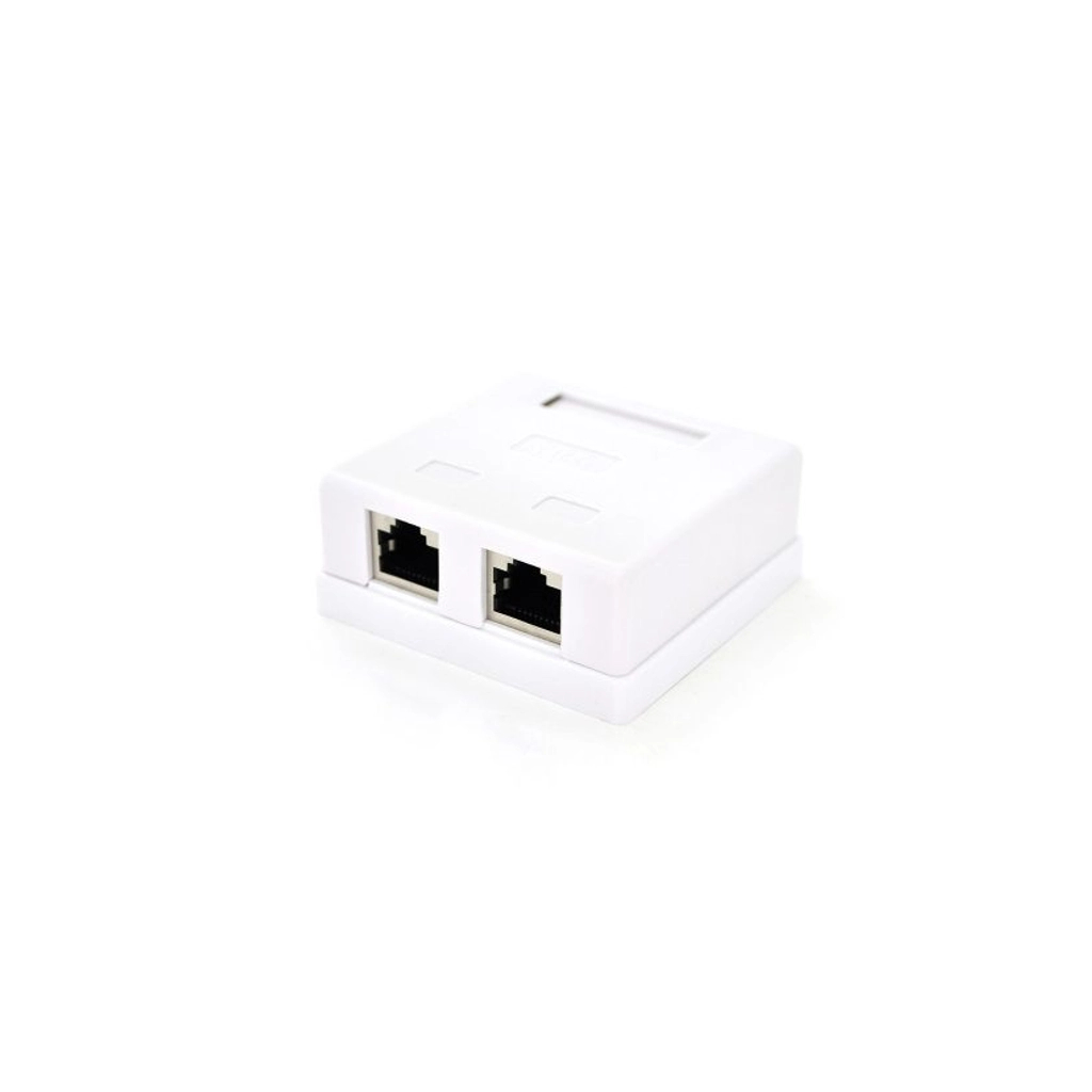 Комп'ютерна розетка RJ45x2 FTP, 8P8C, cat.5 Ritar (StR-FTP/8P8CRJ45-2 / 01994) - зображення 1