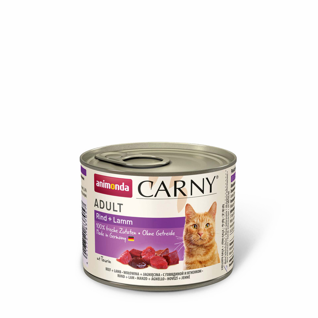 Консерви для котів Animonda Carny Adult Beef + Lamb 200 г (4017721837057) - зображення 1