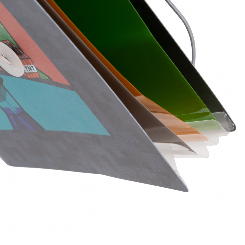 Папка на резинках Yes A4 з трьома роздільниками Minecraft (492112) - зображення 4