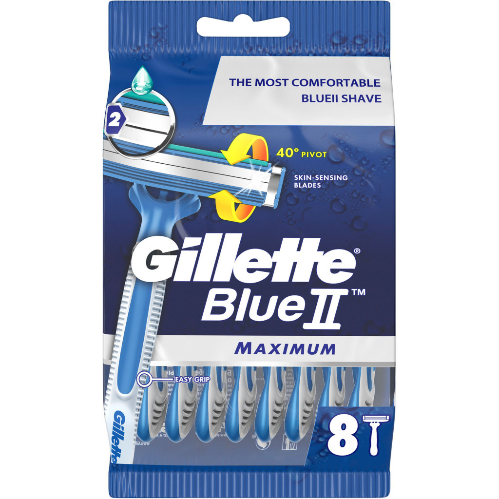 Бритва Gillette Blue 2 Maximum 8 шт. (7702018502264) - изображение 2