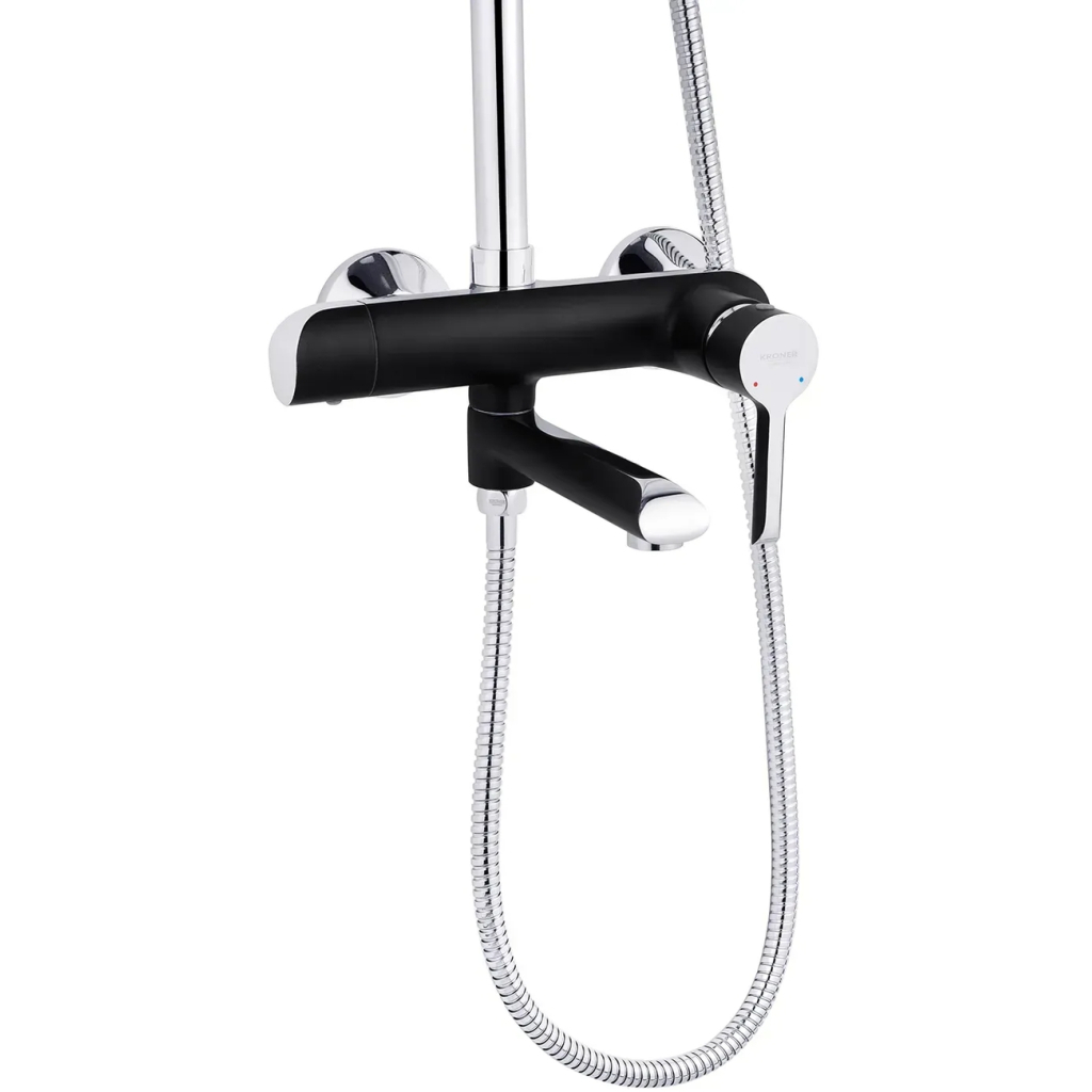 Душовий гарнітур Kroner Essen-SCH063 + змішувач Essen-SCH030 + змішувач Essen-SCH010 (CVS30219) - picture 3