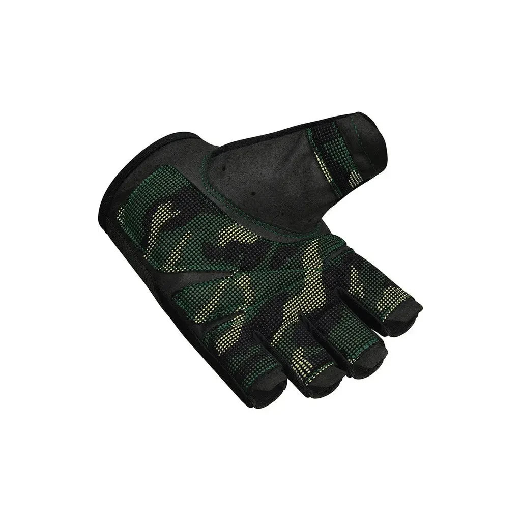 Рукавички для фітнесу RDX T2 Half Army Green M (WGA-T2HA-M) - зображення 3