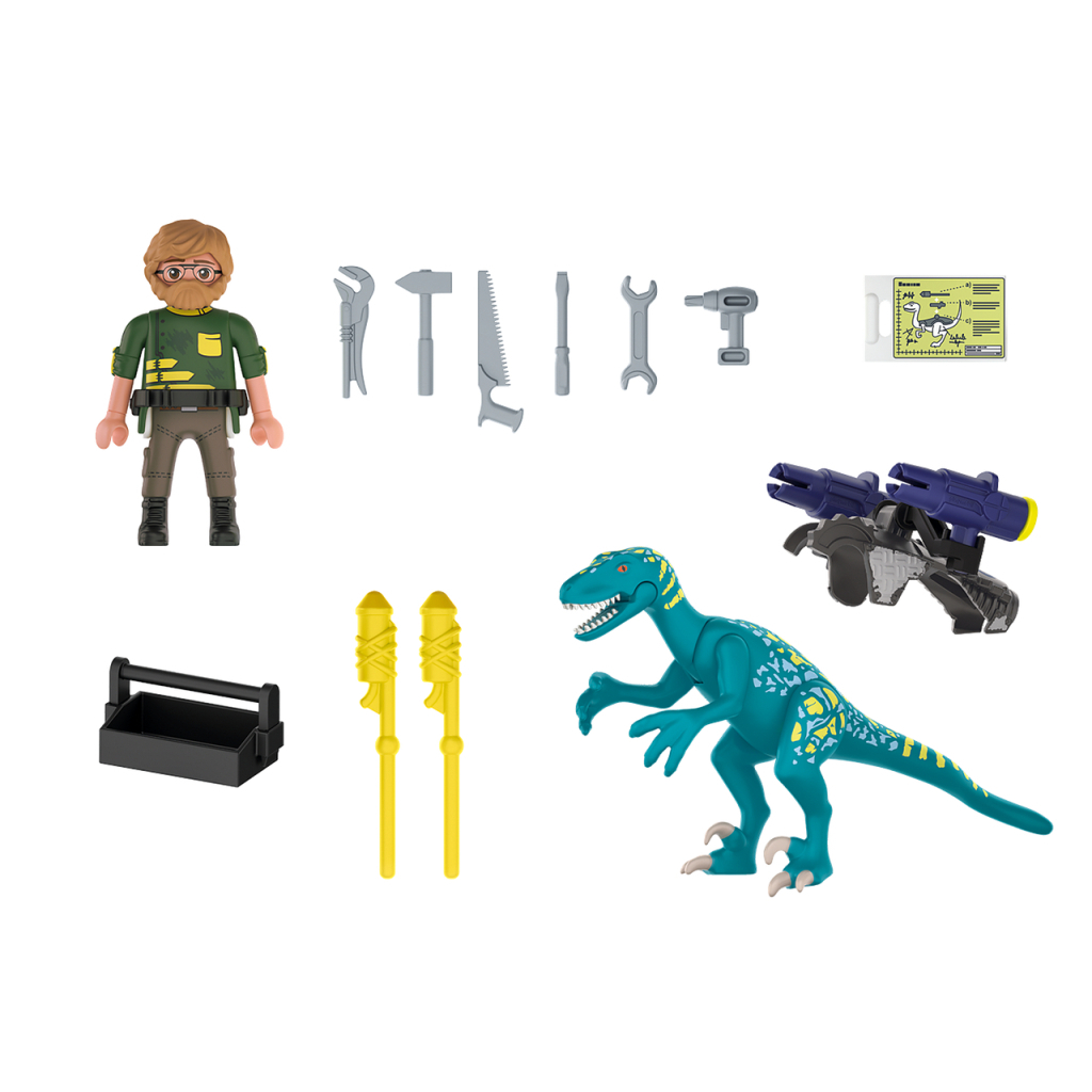 Конструктор Playmobil Dino rise Дейноніх готовий до бою (70629) - зображення 2