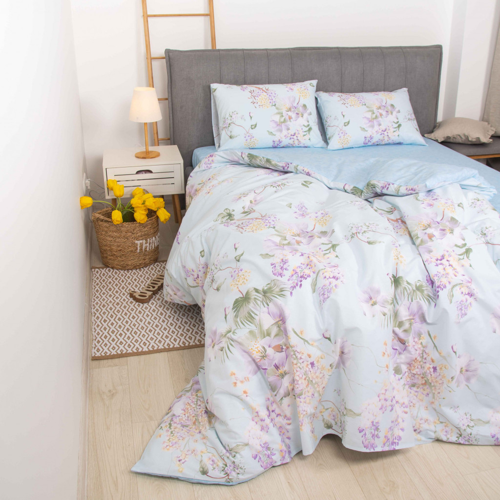 Постільна білизна Isleep 22187 ранфорс полуторна (22187_pl_isleep) - зображення 11