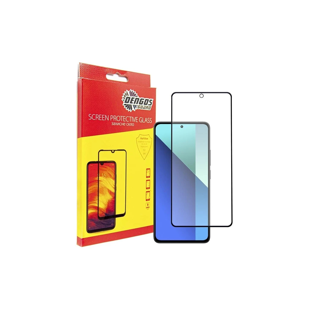 Чохол до мобільного телефона Dengos Kit for Xiaomi Redmi Note 13 4G case + glass (Mint) (DG-KM-62) - зображення 4