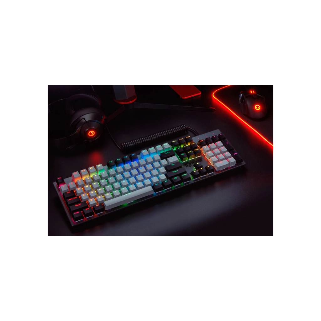 Клавіатура Lorgar Azar 514 RGB USB UA White (LRG-GK514W-UA) - зображення 11