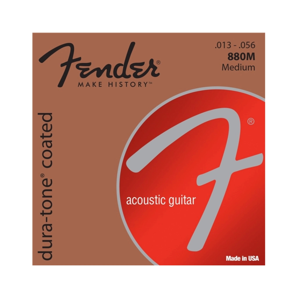 Струни для гітари Fender 80/20 Dura-Tone 13-56 Coated Acoustic Guitar Strings (236922) - зображення 1