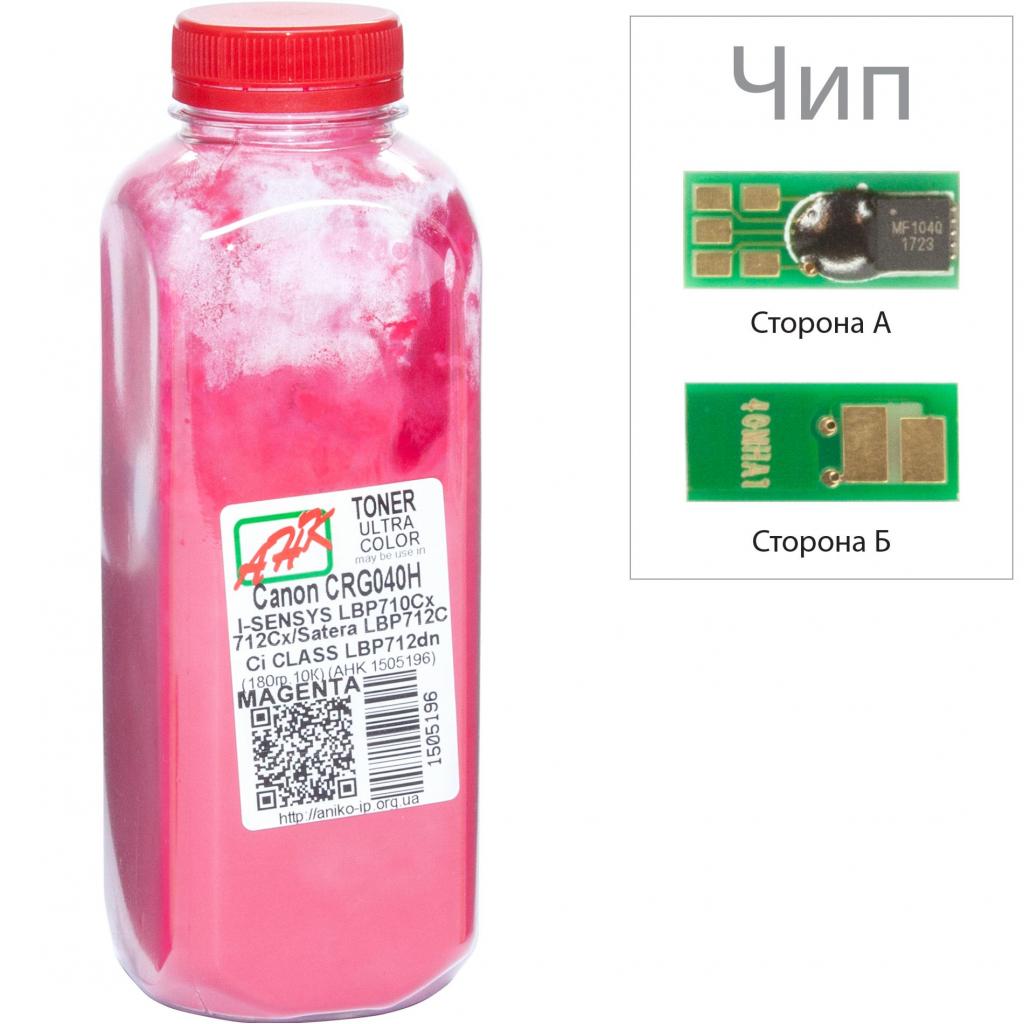 Тонер AHK Canon LBP-710/712, 180г Magenta + chip (1505200) - зображення 1