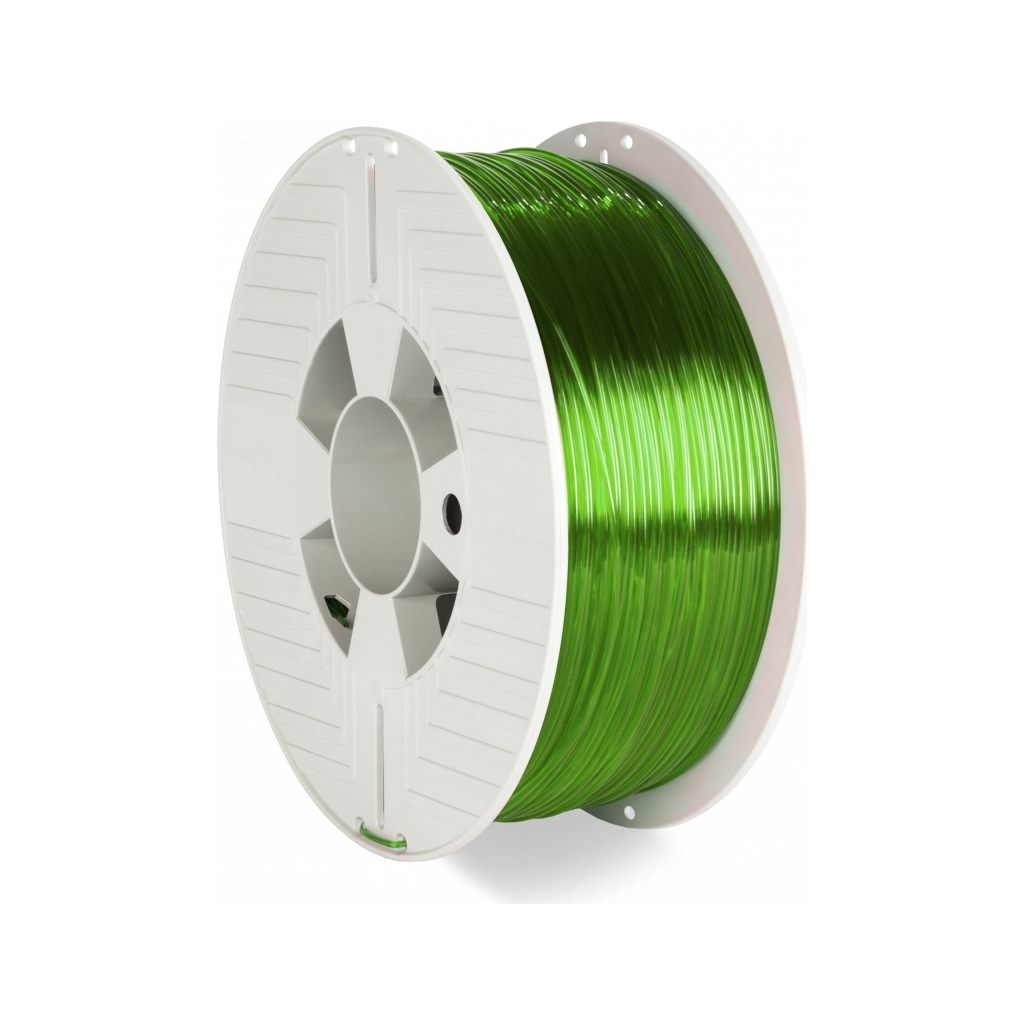 Пластик для 3D-принтера Verbatim PETG, 1.75 мм, 1 кг, Green Transparent (55057) - зображення 1