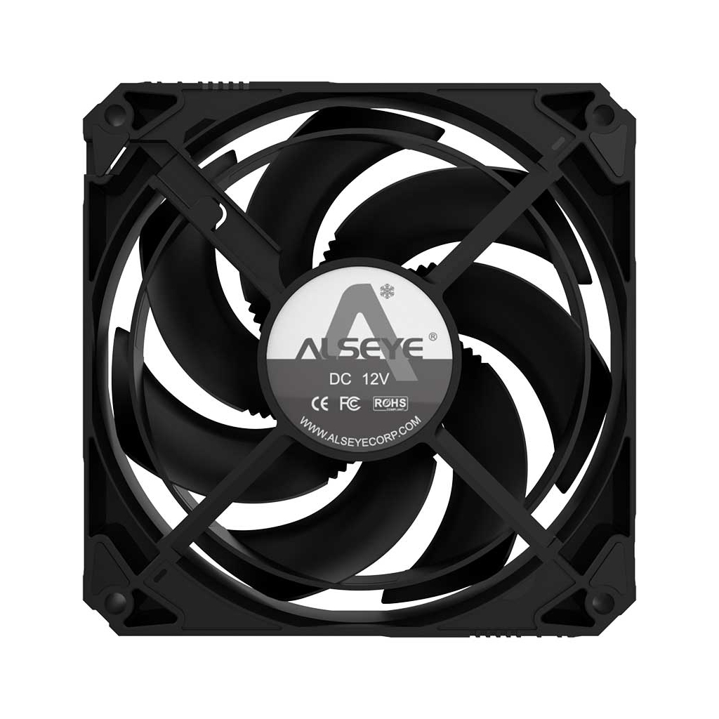 Кулер до корпусу Alseye W12P-B (AS.04.07.0045) - изображение 5