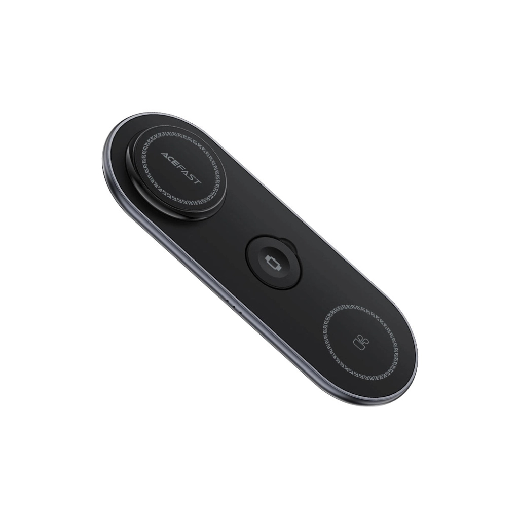 Зарядний пристрій Acefast Wireless QI 3in1 15W E19 Qi2 (6974316283096) - зображення 3