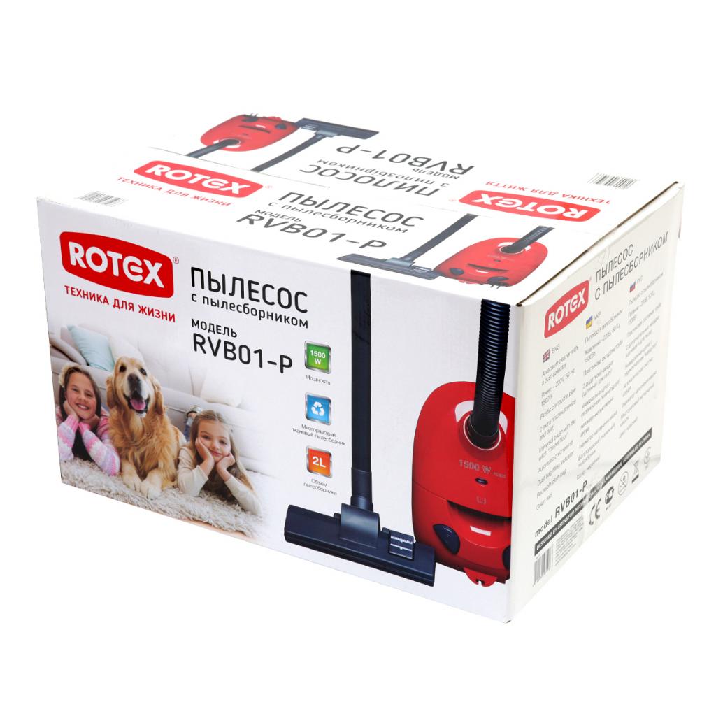 Пилосос Rotex RVB01-P Red - зображення 7