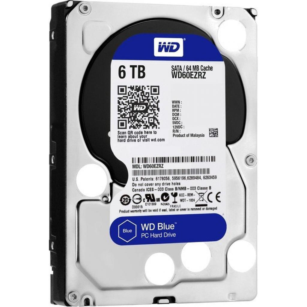 Жорсткий диск 3.5" 6TB WD (# WD60EZRZ-FR #) - зображення 1
