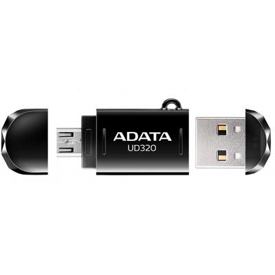 USB флеш накопичувач ADATA 64GB UD320 Black USB 2.0 OTG (AUD320-64G-RBK) - зображення 3