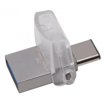 USB флеш накопичувач Kingston 16GB DataTraveler microDuo 3C USB 3.1 (DTDUO3C/16GB) - зображення 3
