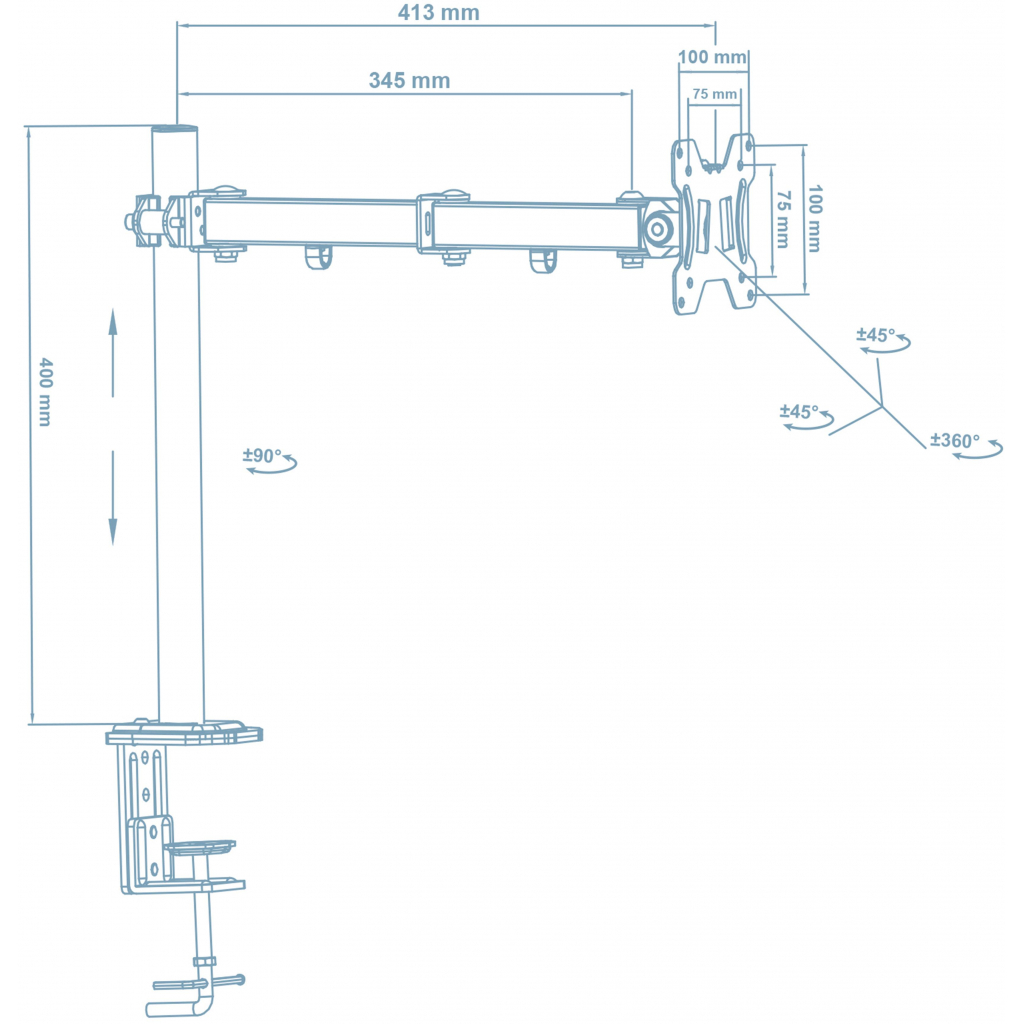 Кронштейн Walfix DM-300B - зображення 2