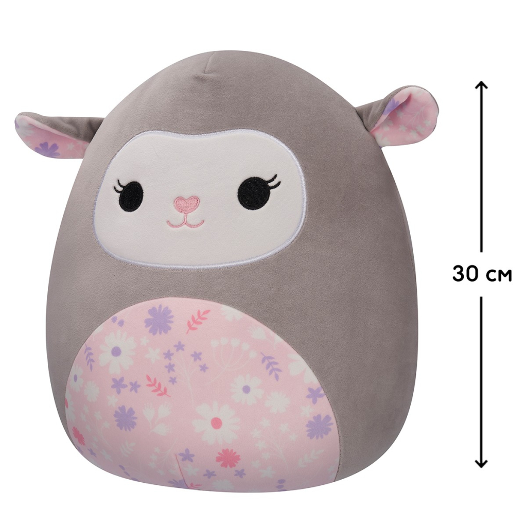 М'яка іграшка Squishmallows Сіре ягня 30 см (SQER00912) - зображення 2